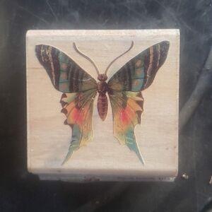 Butterfly Wooden Stamp